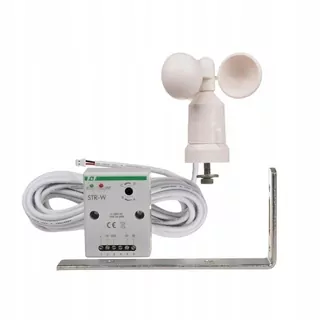Regulátor veternej sily F&F STR-W 100÷265 V AC IP20 namontovaný na dosku s vonkajším anemometrom